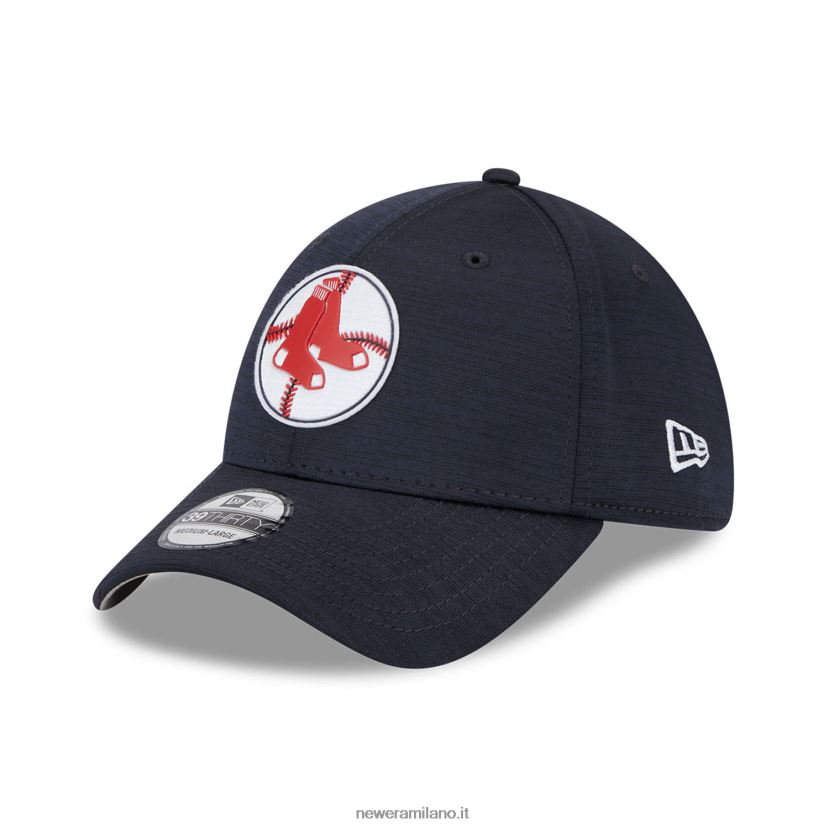 New Era Z282J22165 cappellino elasticizzato 39thirty dei boston red sox mlb clubhouse blu