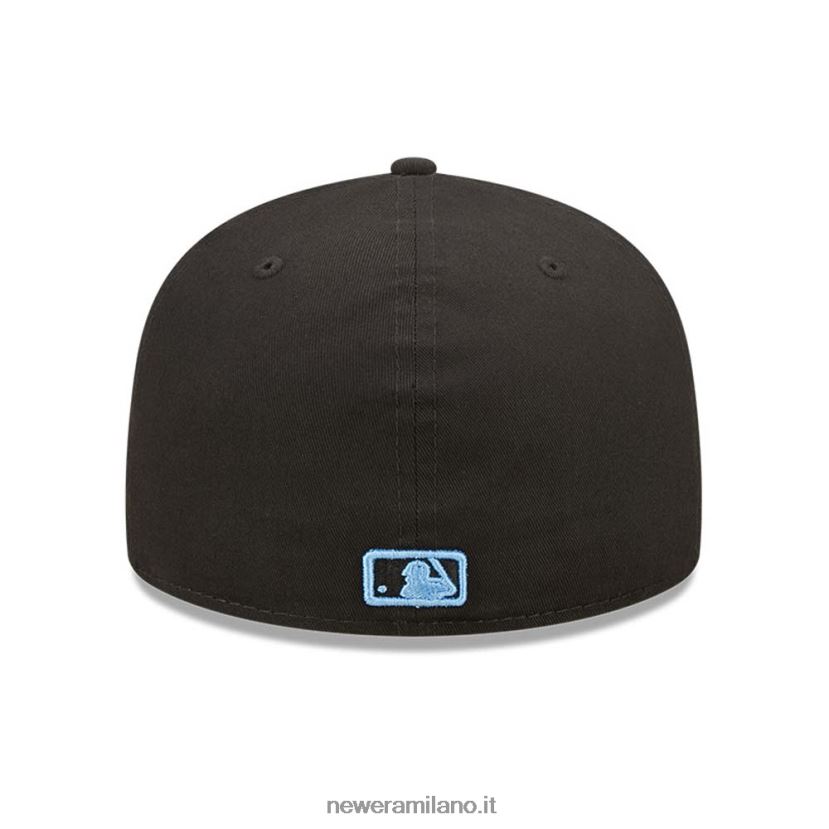New Era Z282J2805 Cappellino aderente nero 59fifty essenziale della Dodgers League