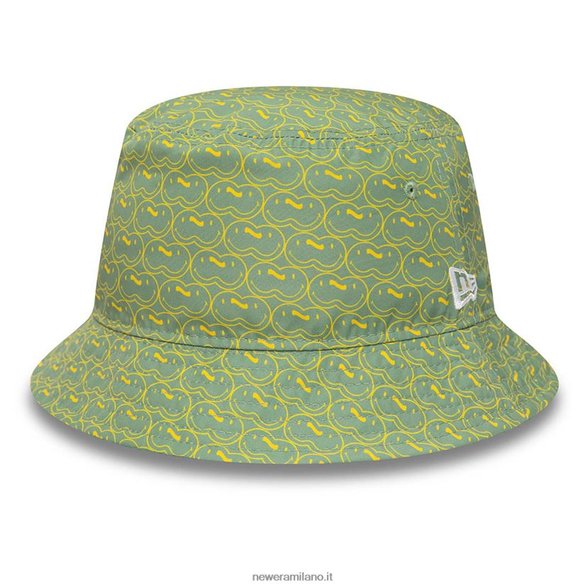 New Era Z282J22307 cappello a secchiello verde sorridente