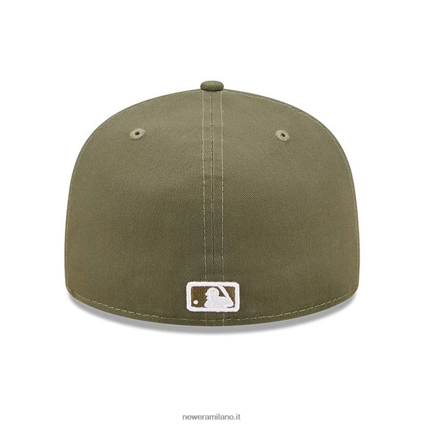 New Era Z282J21045 Cappellino aderente New York Yankees League Essential Green 59fifty