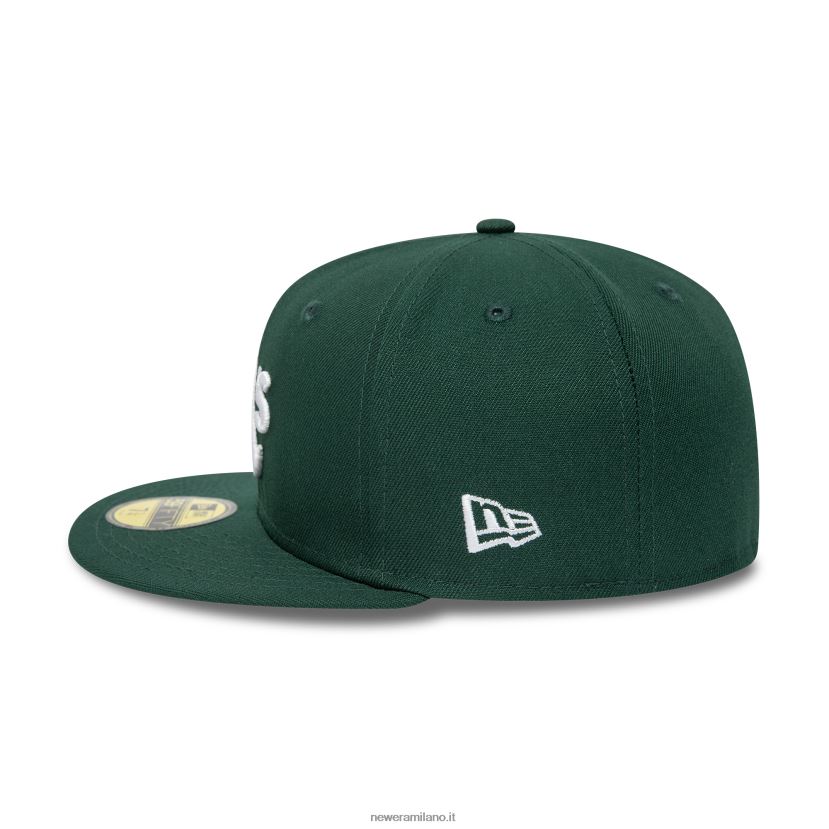 New Era Z282J21049 cappellino Oakland Athletics American League Stadium 59fifty verde scuro