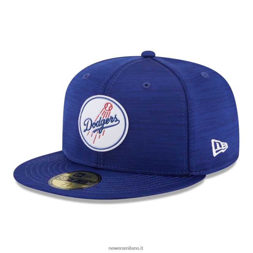 New Era Z282J21163 la Dodgers mlb clubhouse blu 59fifty cappellino aderente