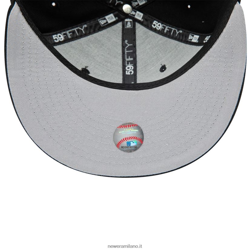 New Era Z282J212 Cappellino Chicago White Sox Dual Logo 59fifty nero