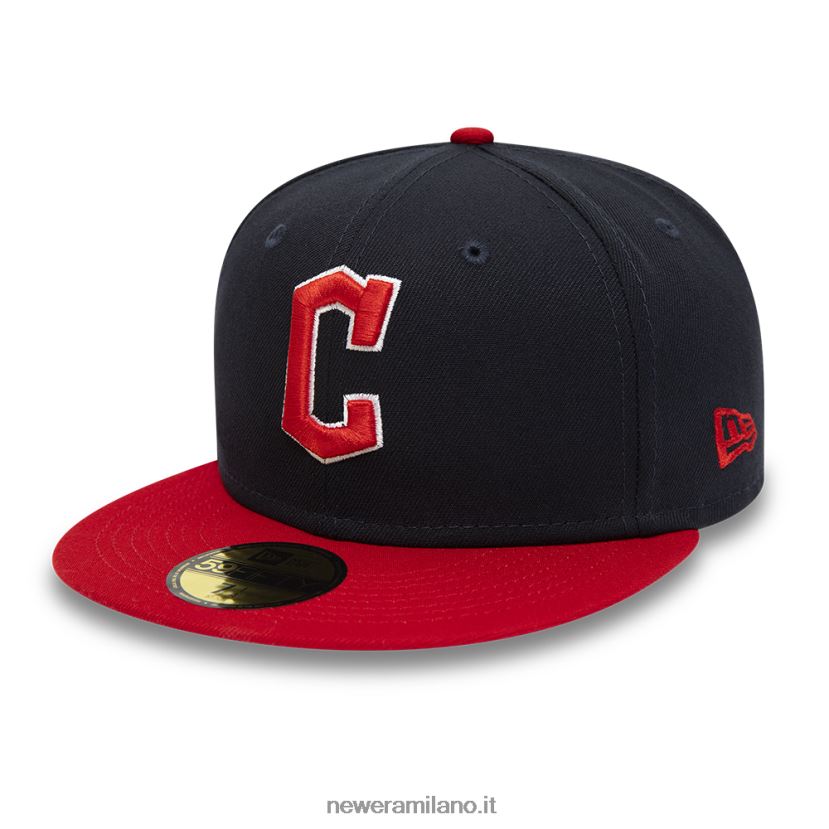 New Era Z282J21328 Cappellino aderente Cleveland Guardians Authentic Performance Navy 59fifty