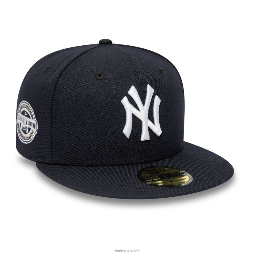 New Era Z282J21343 New York Yankees American League Stadium Navy 59fifty Cappellino aderente