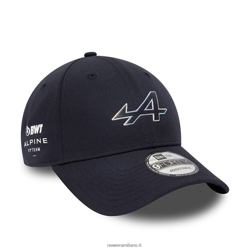 New Era Z282J21440 cappellino regolabile alpine iridescent badge navy 9forty