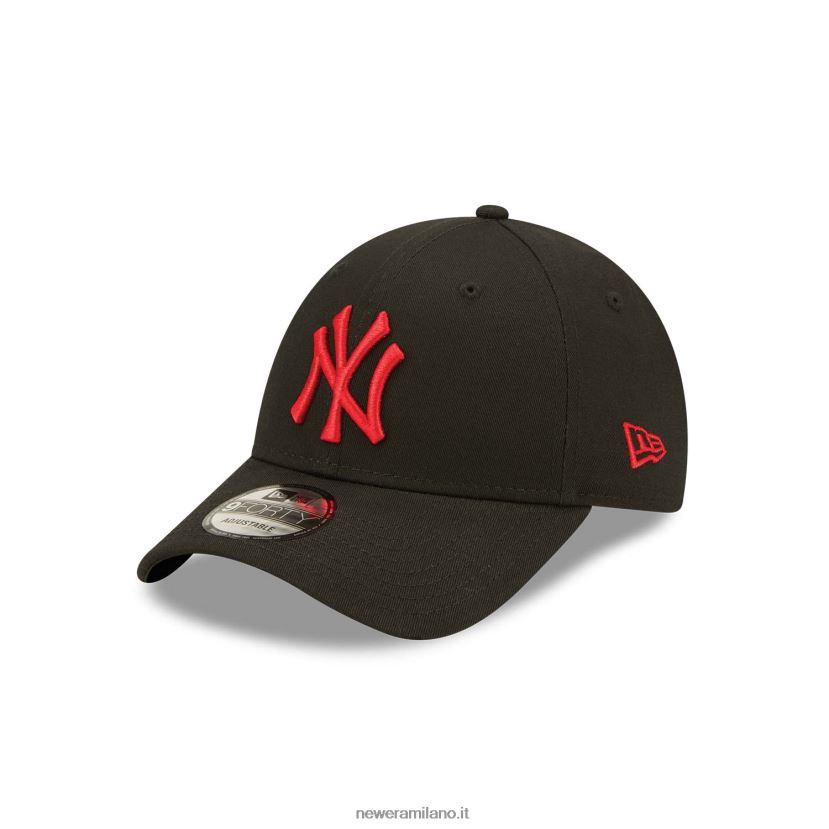 New Era Z282J21481 Cappellino regolabile New York Yankees League Essentials nero 9forty