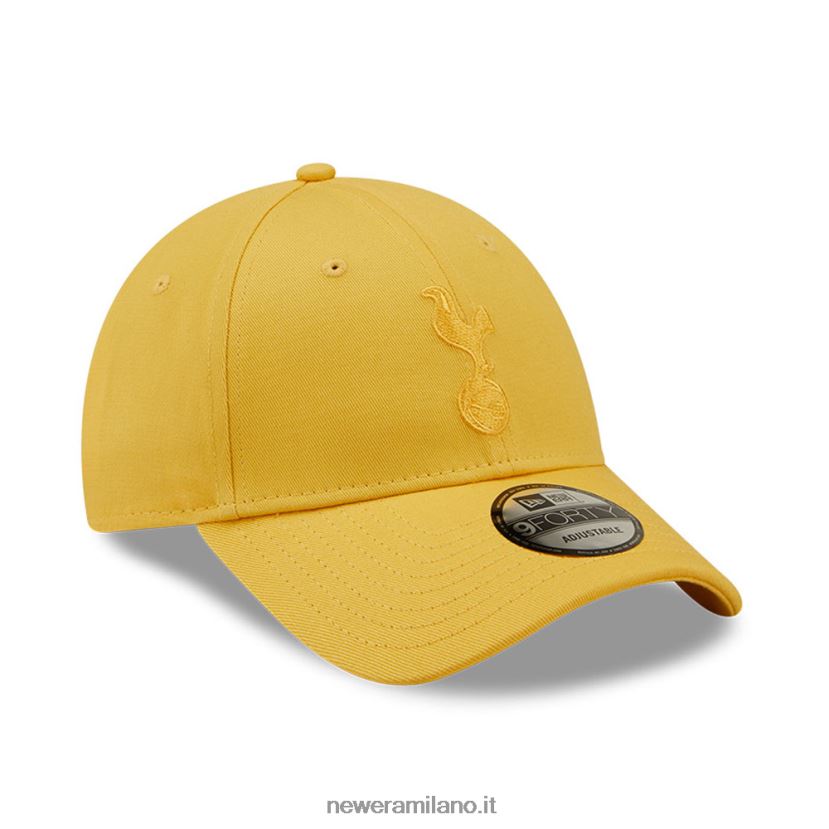 New Era Z282J21484 cappellino tottenham hotspur logo giallo 9forty regolabile