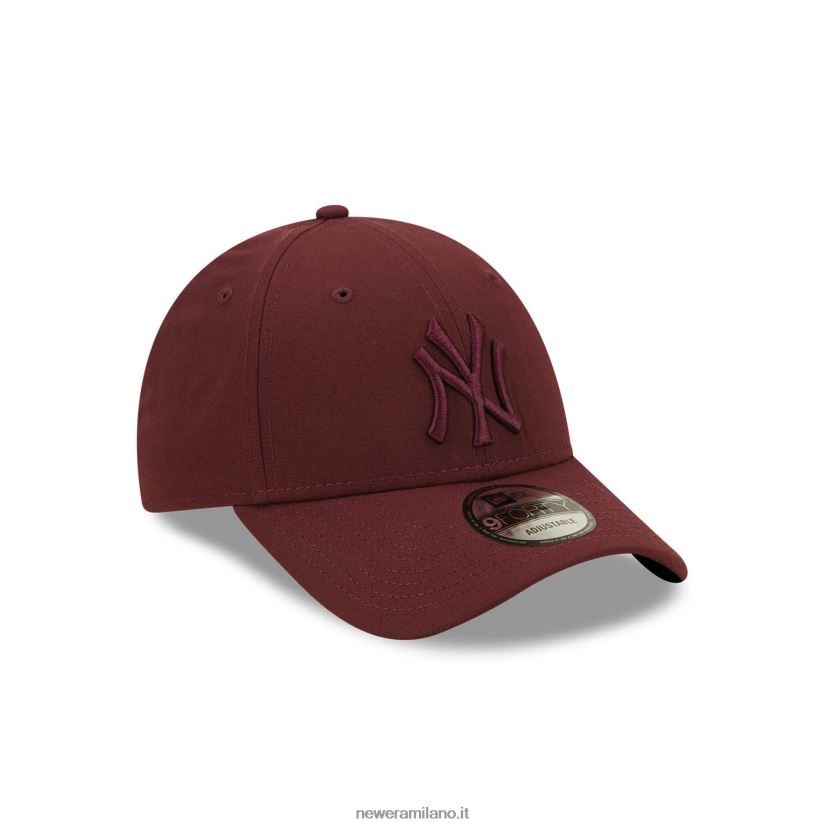 New Era Z282J21500 cappellino regolabile New York Yankees Repreve 9forty viola scuro