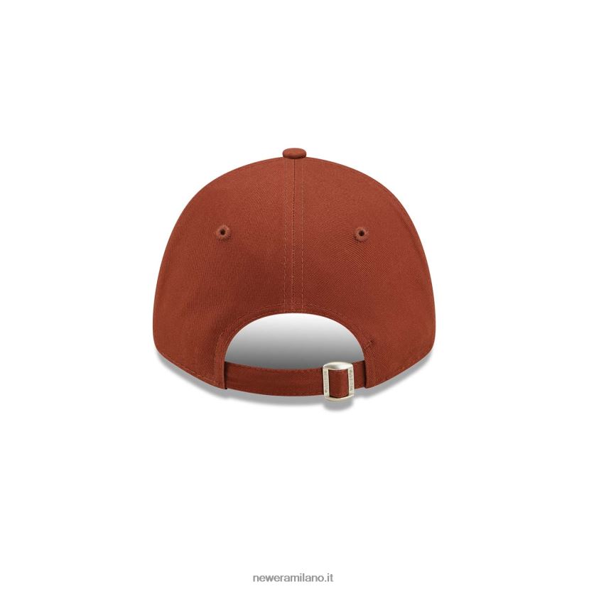New Era Z282J21553 Cappellino regolabile 9forty marrone scuro da donna dei New York Yankees League Essentials