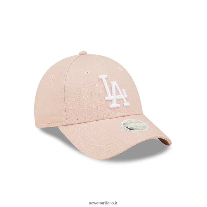 New Era Z282J21570 Cappellino regolabile 9forty rosa da donna di La Dodgers League Essentials
