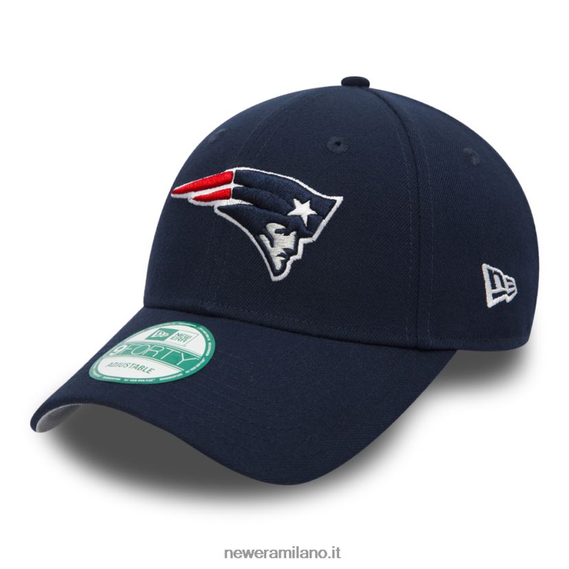 New Era Z282J21595 cappellino blu 9forty dei New England Patriots della League