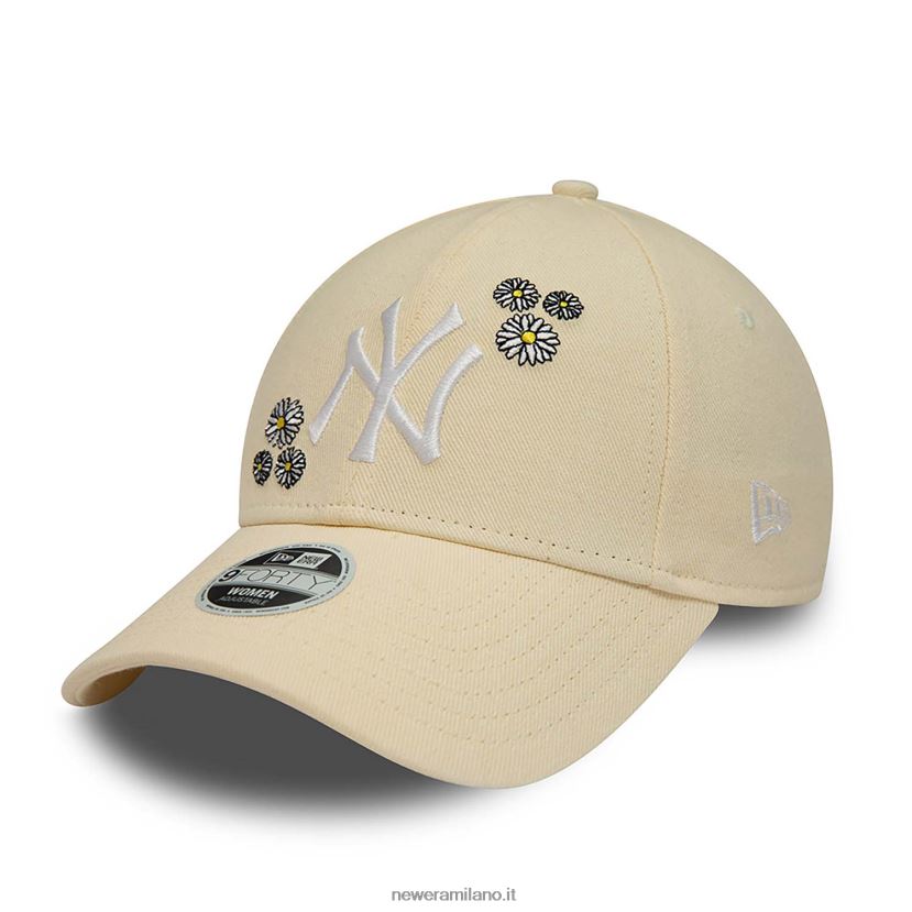 New Era Z282J21597 Cappellino regolabile New York Yankees da donna in denim stone 9forty