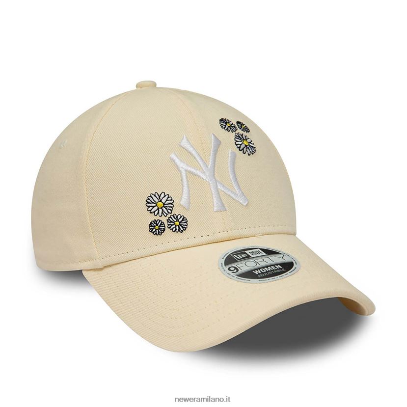 New Era Z282J21597 Cappellino regolabile New York Yankees da donna in denim stone 9forty