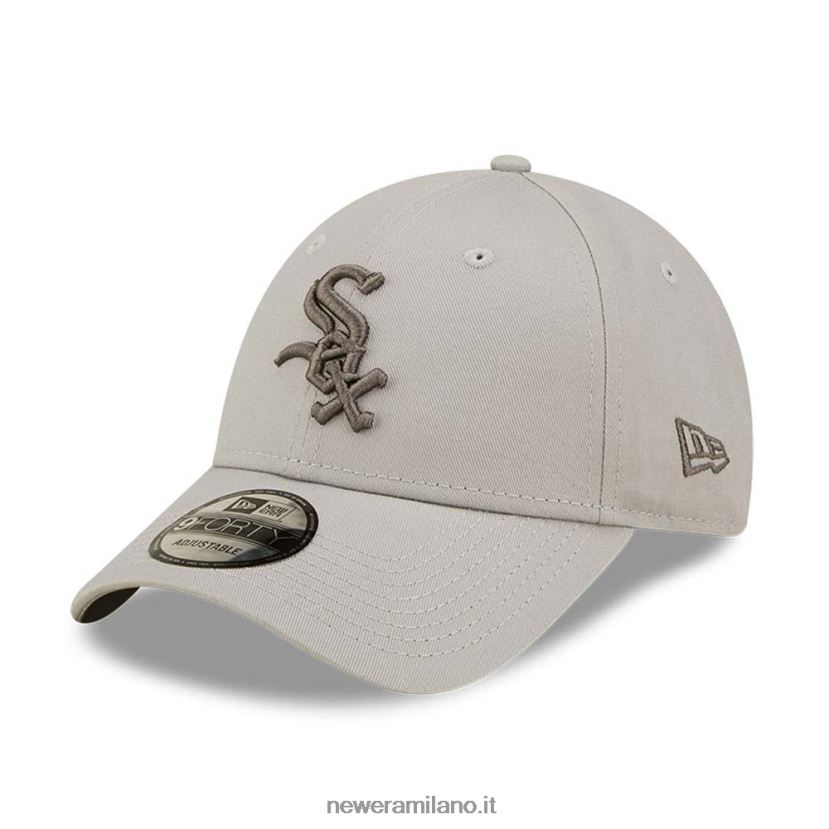 New Era Z282J21601 Cappellino regolabile Chicago White Sox League Essential Grey 9forty