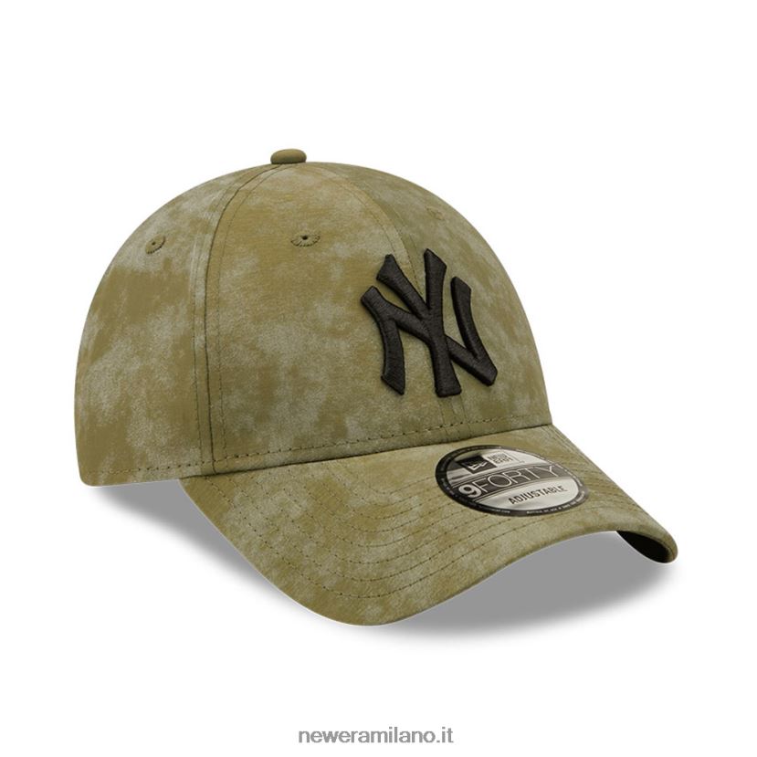 New Era Z282J21606 New York Yankees Womens Tie Dye Khaki 9forty berretto regolabile
