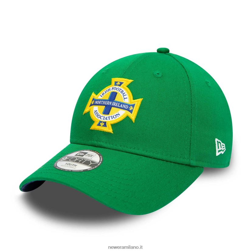 New Era Z282J21639 cappellino regolabile 9forty verde irish fa essential youth