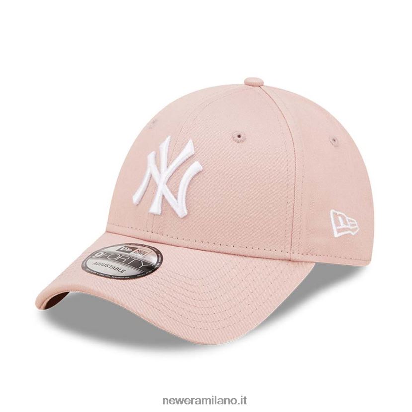 New Era Z282J21647 Cappellino regolabile New York Yankees League Essential rosa 9forty