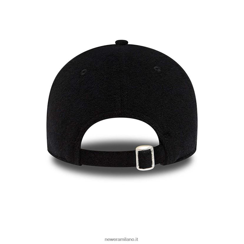New Era Z282J21660 Cappellino regolabile New York Yankees da donna in spugna nera 9forty