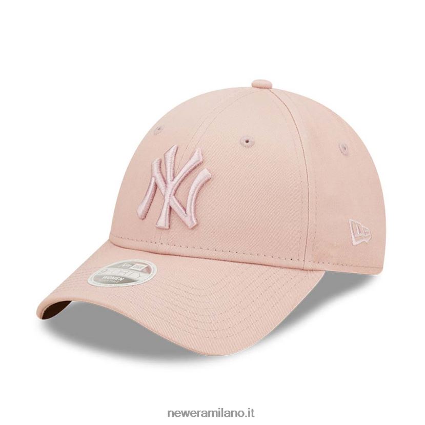 New Era Z282J21697 Cappellino regolabile New York Yankees Womens League Essential rosa 9forty