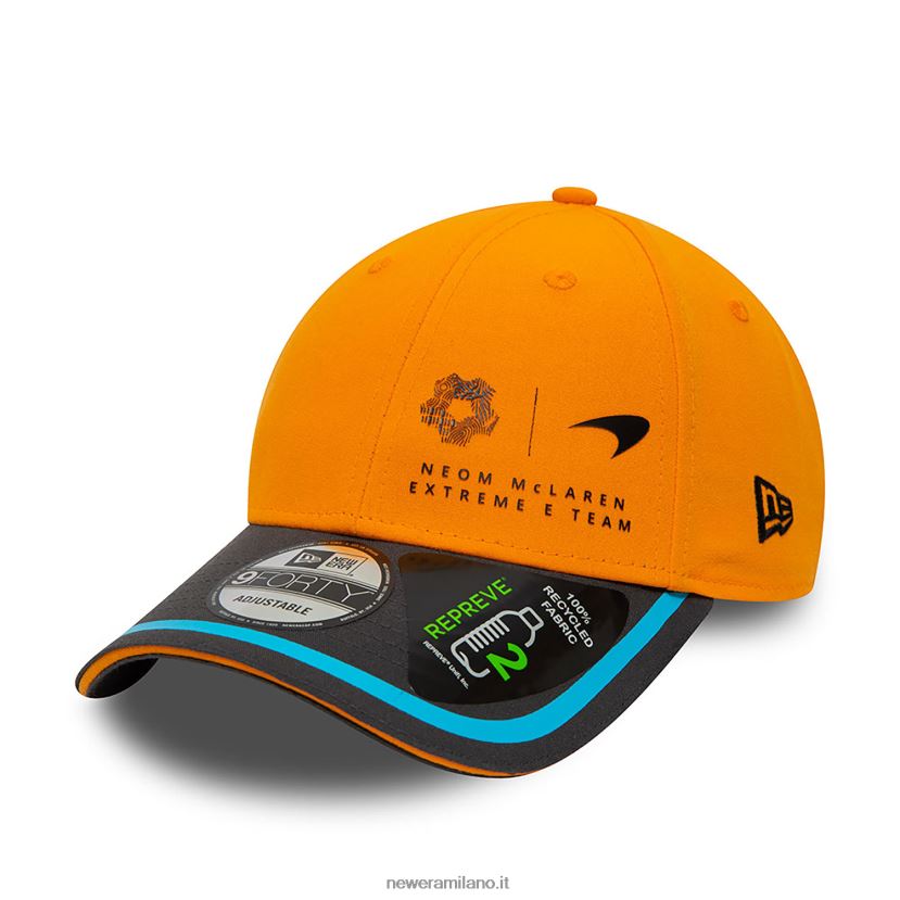 New Era Z282J21742 Cappellino regolabile mclaren extreme e team arancione 9forty
