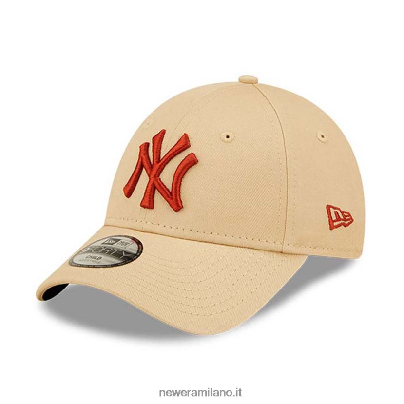 New Era Z282J21795 Cappellino regolabile New York Yankees Youth League Essential Stone 9forty