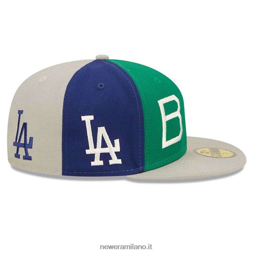 New Era Z282J2181 la Dodgers mlb logo pinwheel 59fifty cappellino aderente