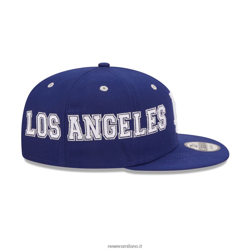 New Era Z282J21886 cappellino snapback 9fifty blu scuro dei la Dodgers teamsplit