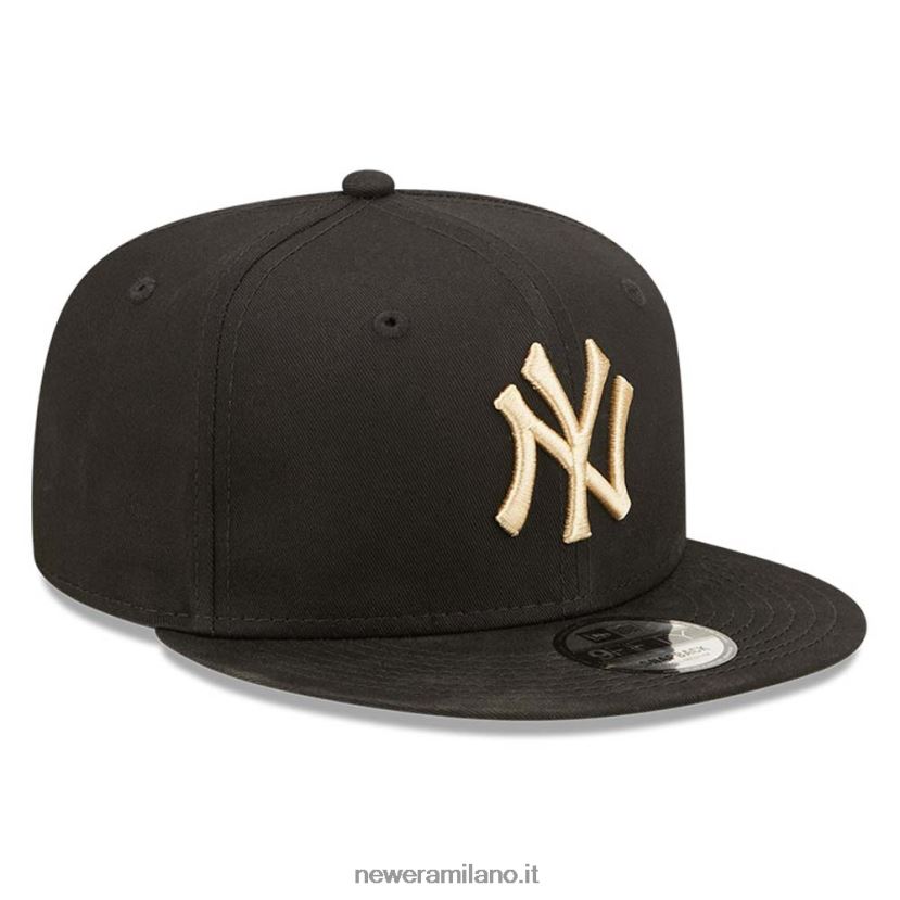 New Era Z282J21922 cappellino snapback 9fifty nero essenziale della lega dei new york yankees