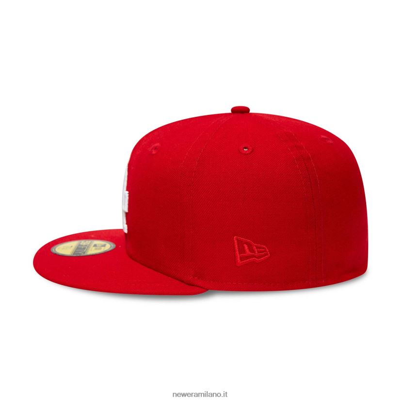 New Era Z282J2201 Cappellino rosso 59fifty della serie mondiale dei la Dodgers