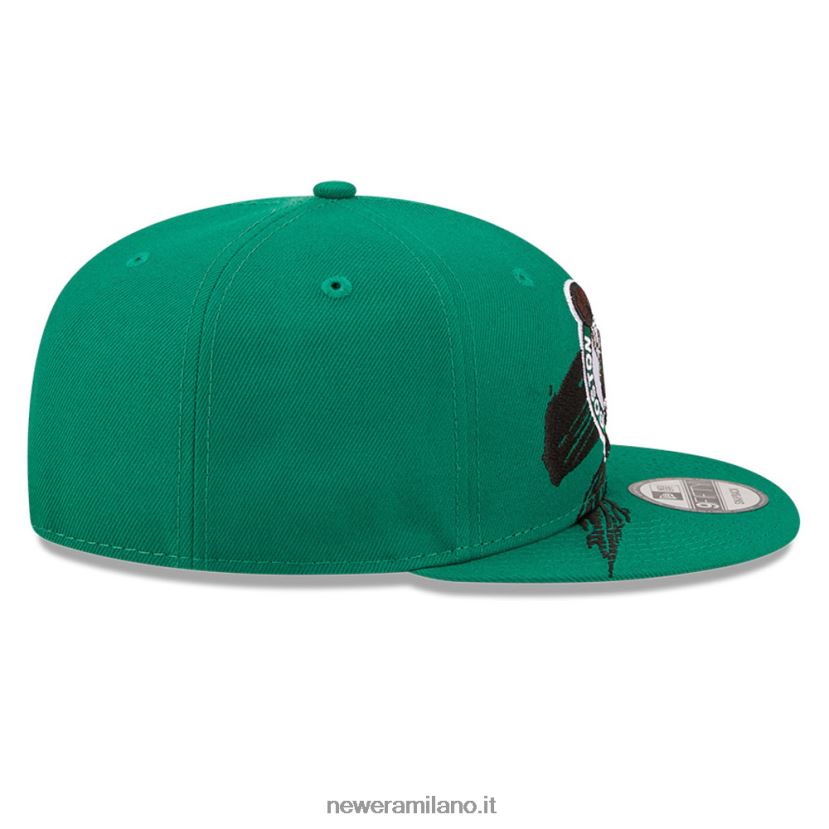 New Era Z282J22042 cappellino snapback 9fifty verde Boston Celtics nba sweep