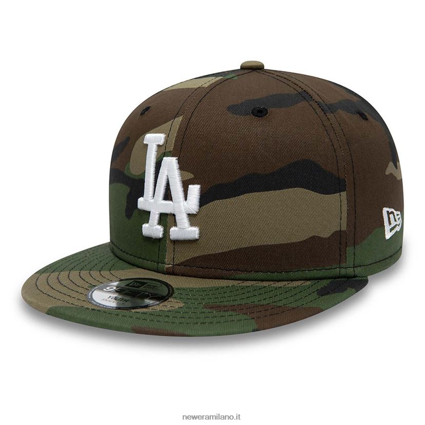 New Era Z282J22071 cappellino snapback 9fifty mimetico della squadra giovanile dei la Dodgers