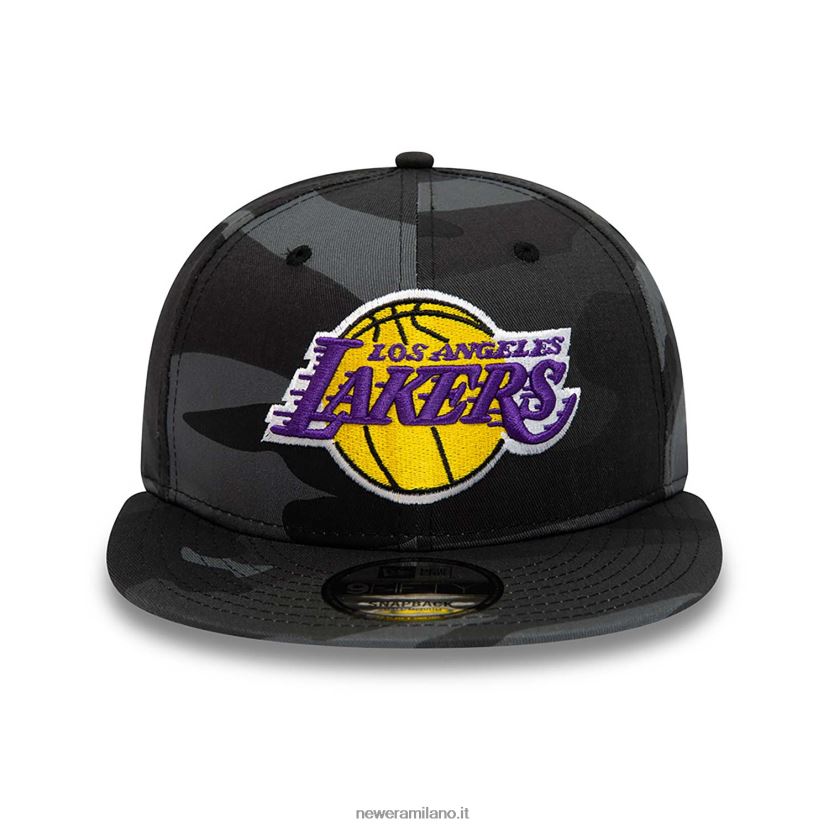New Era Z282J22110 cappellino snapback 9fifty mimetico della squadra dei La Lakers