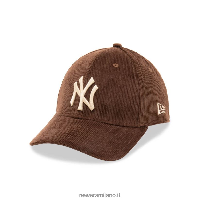 New Era Z282J22146 New York Yankees Cord marrone 39thirty cappellino elasticizzato