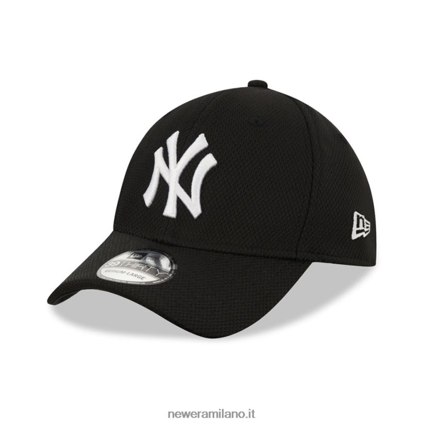 New Era Z282J22170 cappellino nero 39thirty dei new york yankees