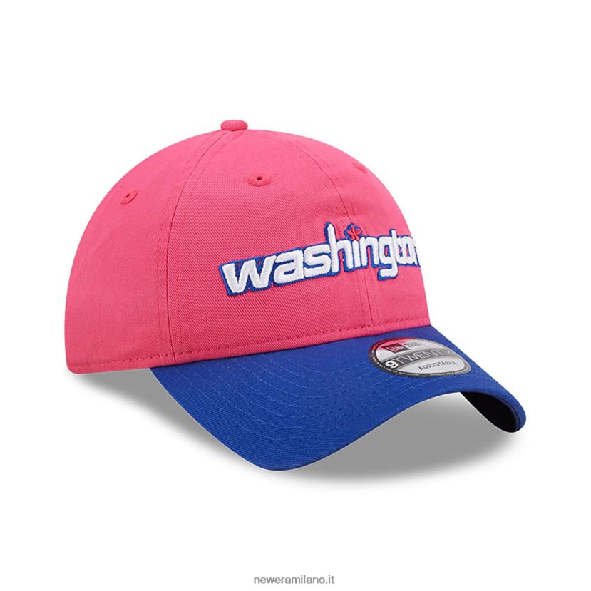 New Era Z282J22222 cappellino regolabile Washington Wizards Authentics Edition rosa 9twenty