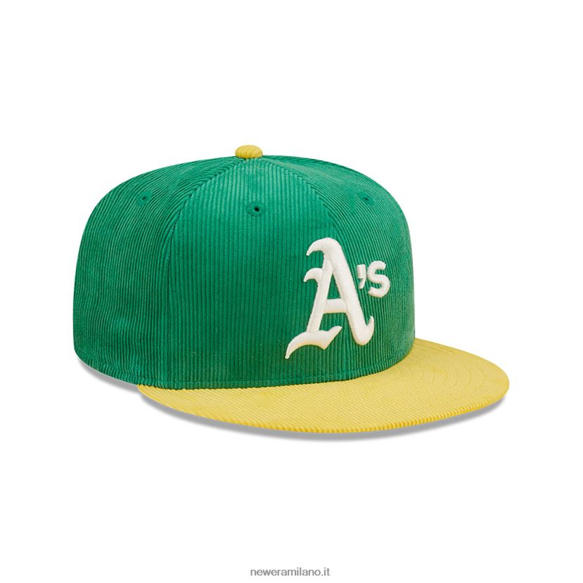 New Era Z282J2348 cappellino Oakland Athletic Cooperstown 59fifty verde