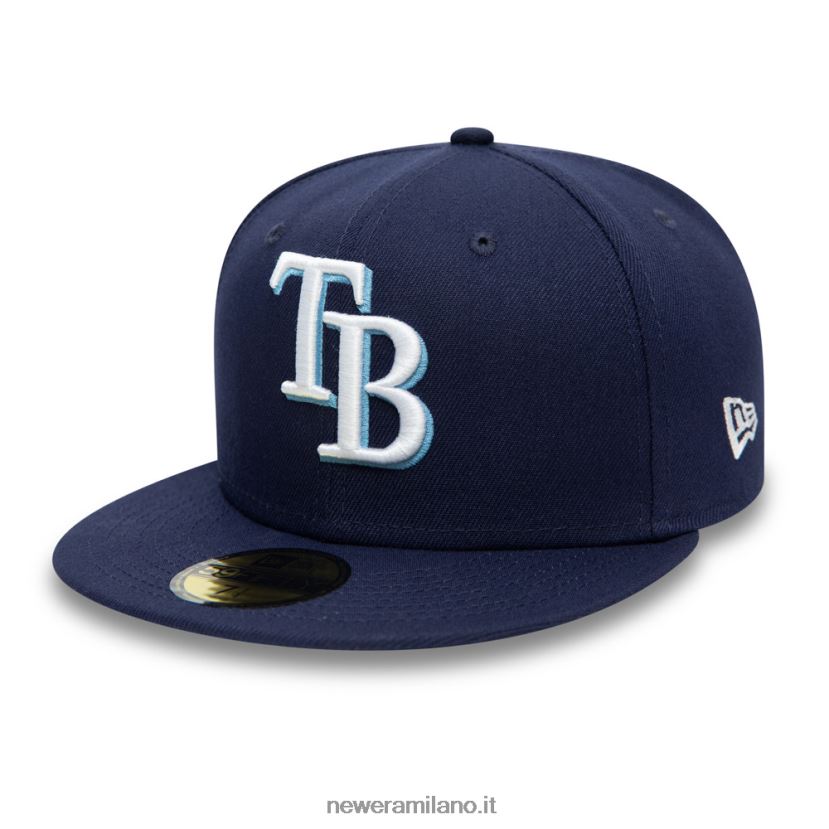 New Era Z282J2433 Tampa Bay Ray Authentic On Field Cappellino 59Fifty Navy