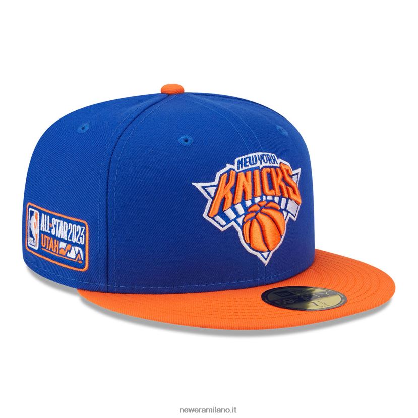 New Era Z282J2448 New York Knicks NBA All Star Game Cappellino aderente blu 59fifty