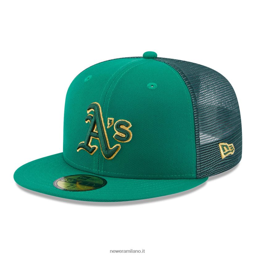 New Era Z282J2557 cappellino Oakland Athletics St Patricks Day verde 59fifty