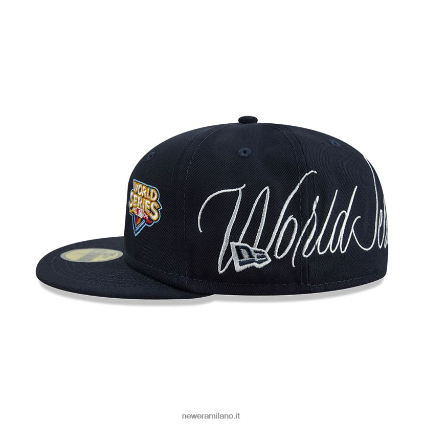 New Era Z282J2582 Cappellino aderente New York Yankees Historic Champs Navy 59fifty
