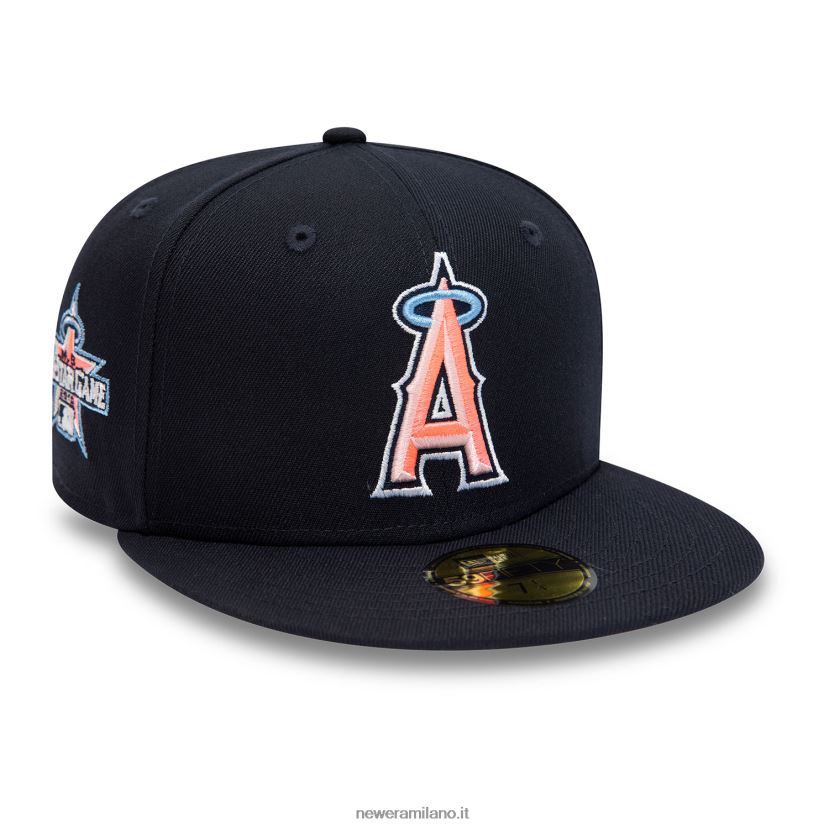 New Era Z282J2584 la angels 2010 all star game navy 59fifty cappellino aderente