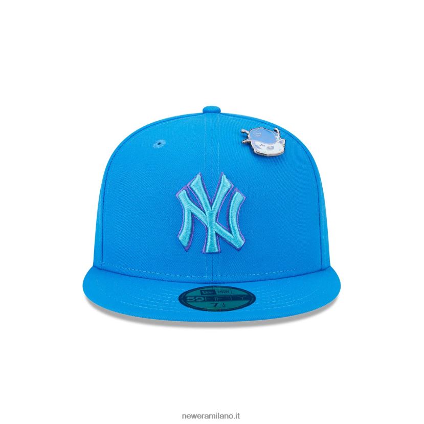 New Era Z282J2625 New York Yankees Outer Space Cappellino aderente blu 59fifty