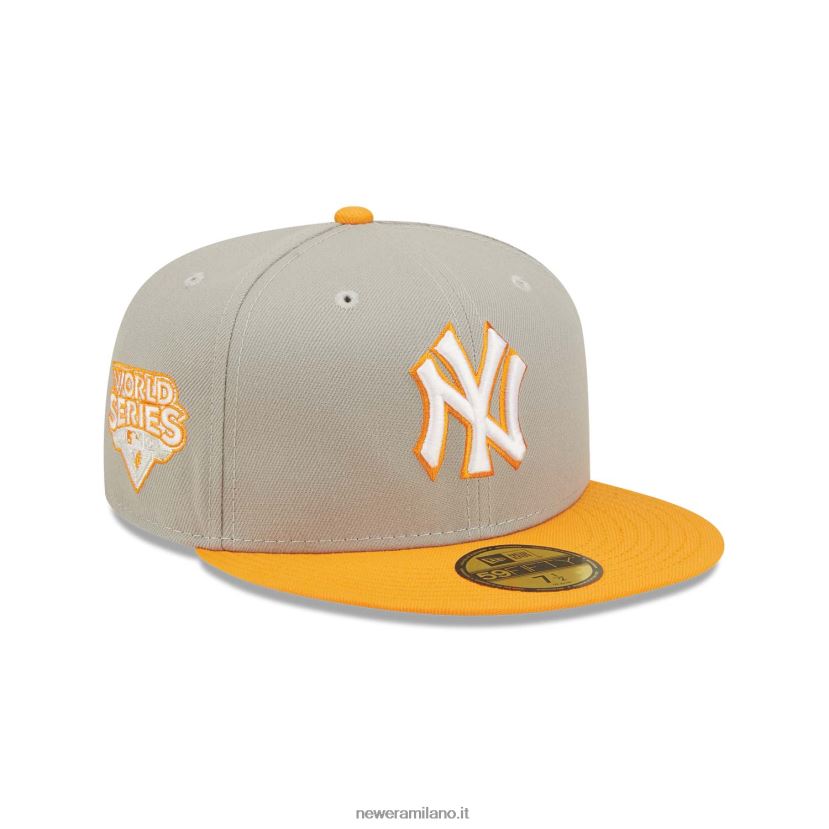 New Era Z282J2633 Cappellino aderente New York Yankees Orange Soda 59fifty grigio
