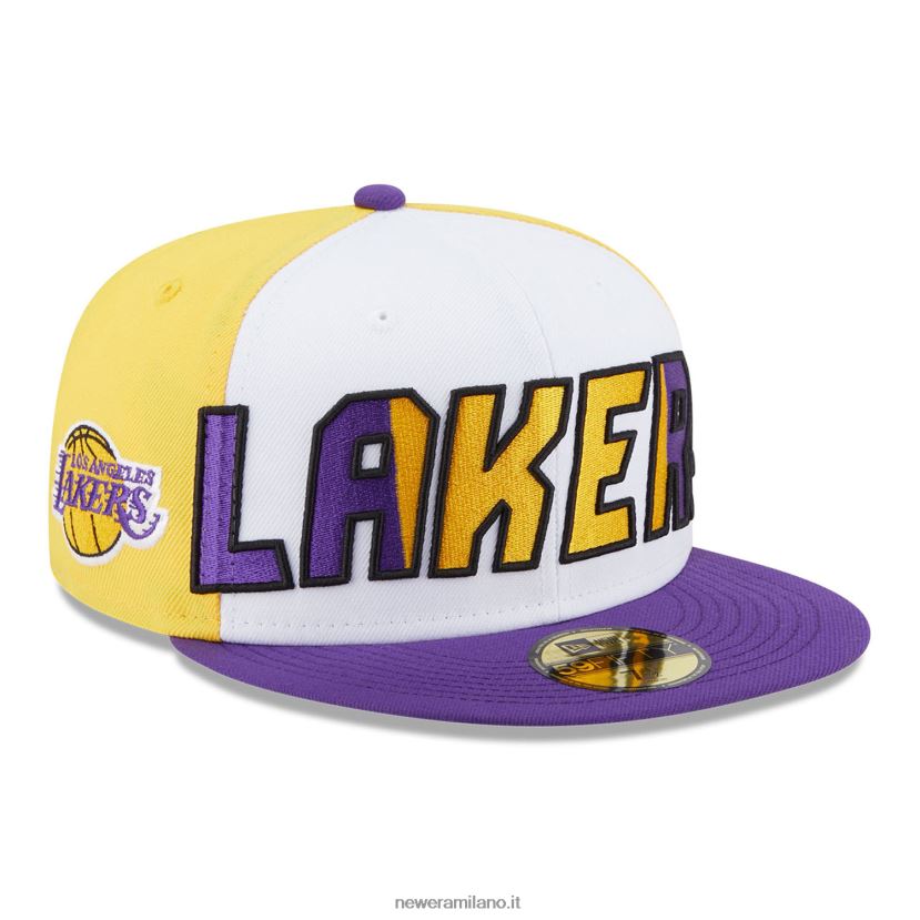 New Era Z282J2692 Cappellino aderente La Lakers NBA Back Half Purple 59Fifty