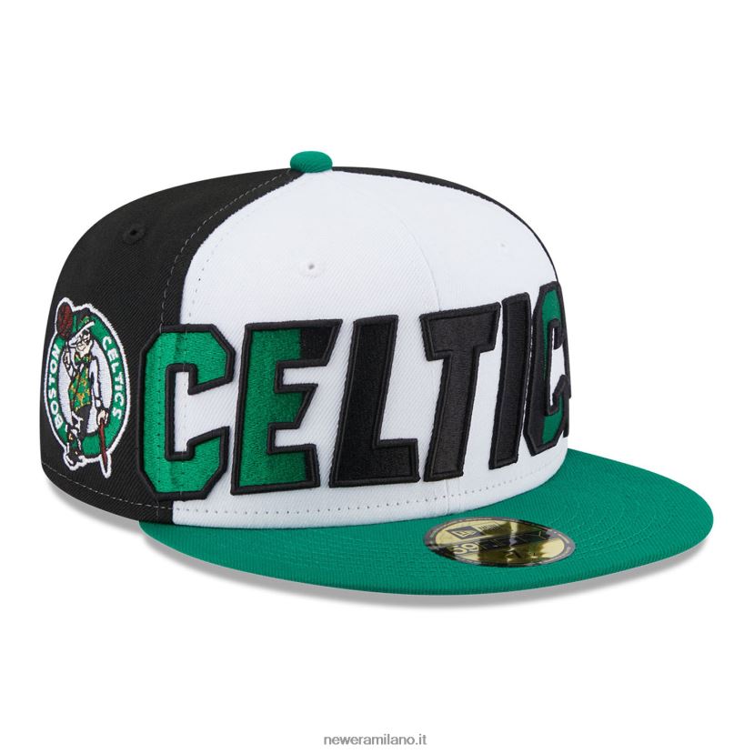 New Era Z282J2693 boston celtics nba back metà verde 59fifty cappellino aderente