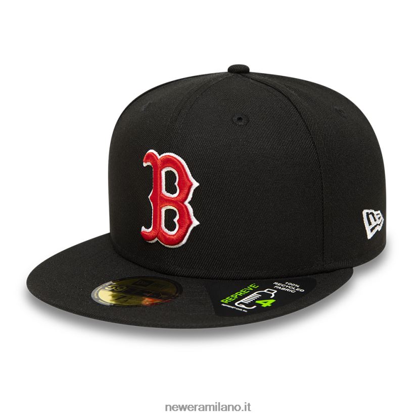 New Era Z282J2879 cappellino 59fifty nero repreve dei boston red sox