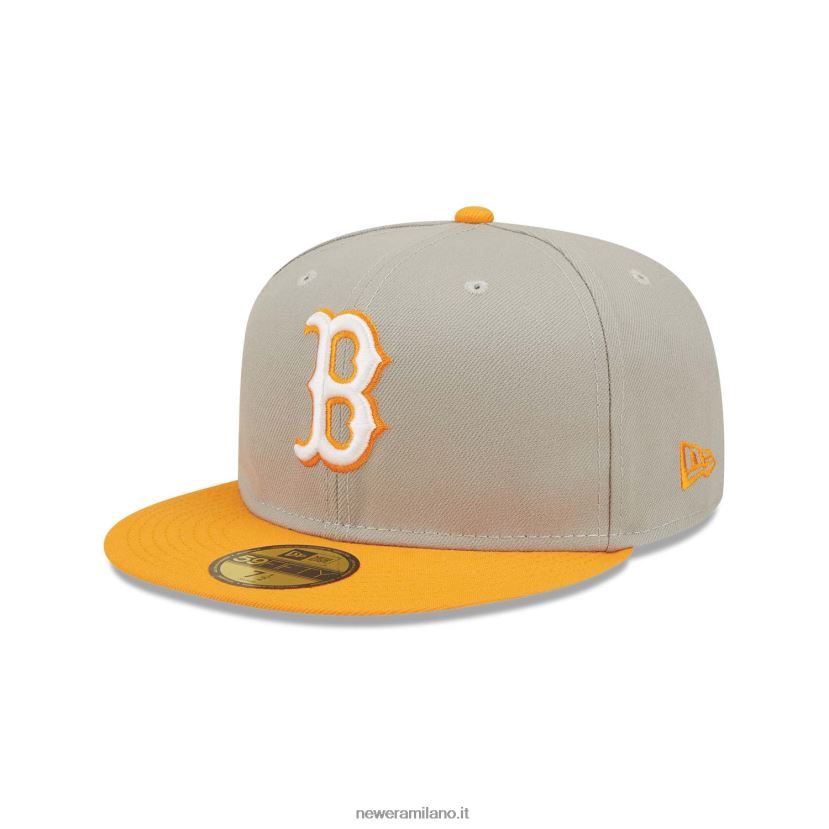 New Era Z282J2930 cappellino aderente Boston Red Sox Orange Soda 59fifty grigio