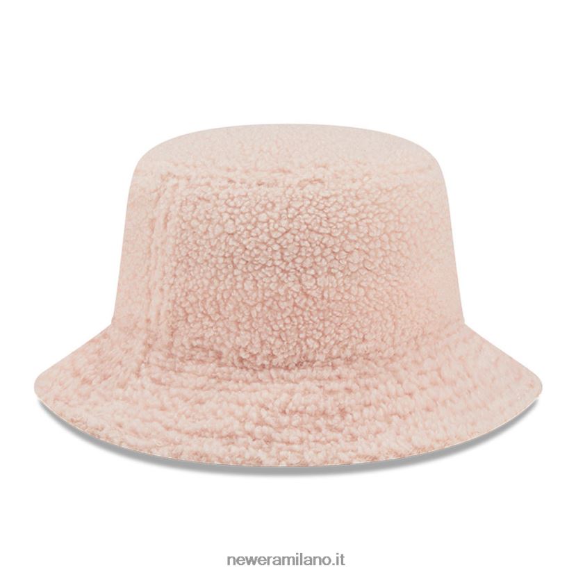 New Era Z282J22285 cappello a secchiello da donna in borg rosa pastello