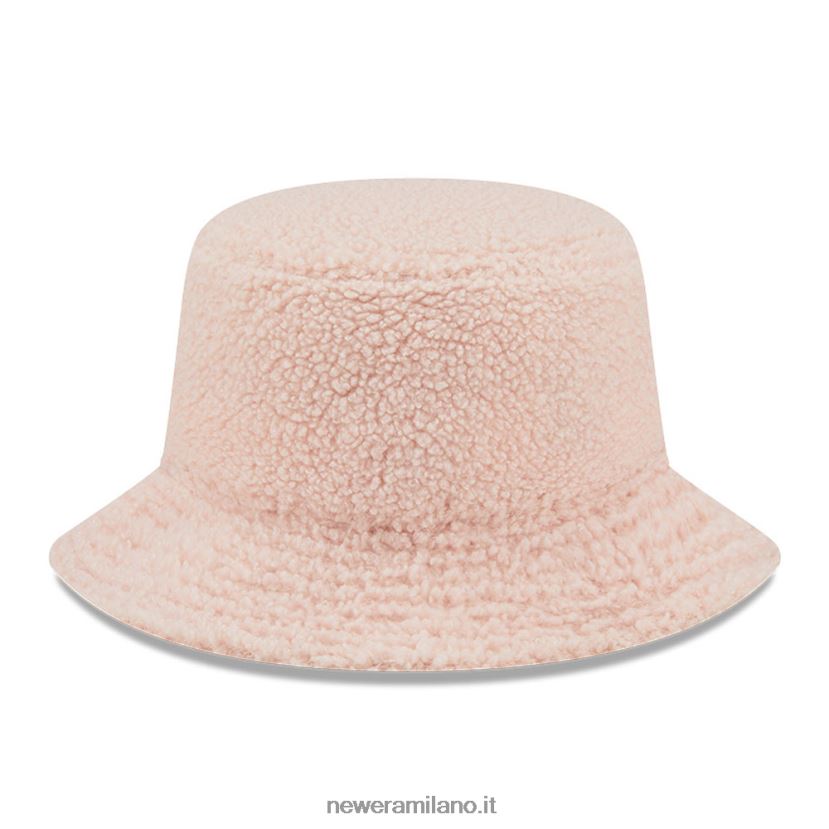 New Era Z282J22285 cappello a secchiello da donna in borg rosa pastello